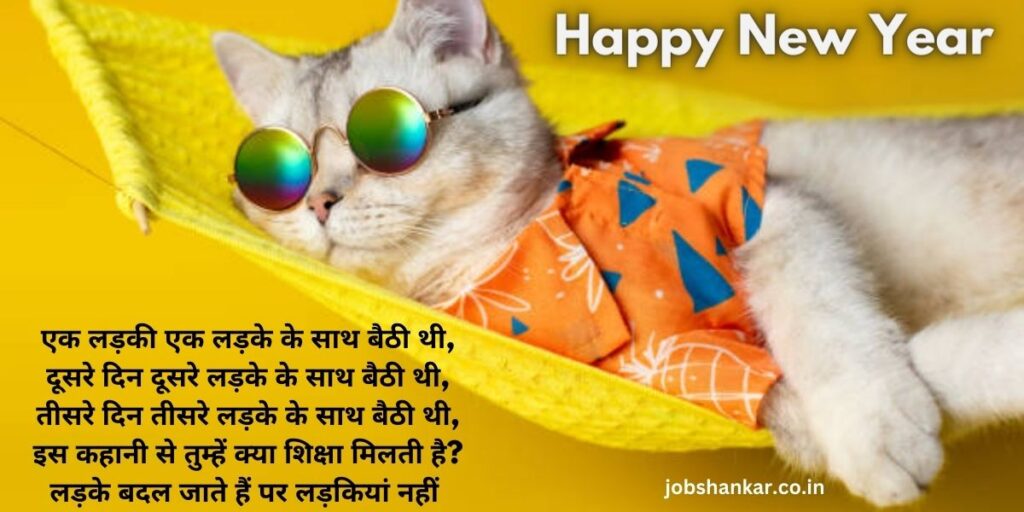 New Year Funny Quotes in Hindi